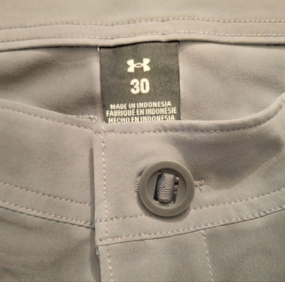Under Armour Men's Gray Cargo Shorts - Picture 5 of 5